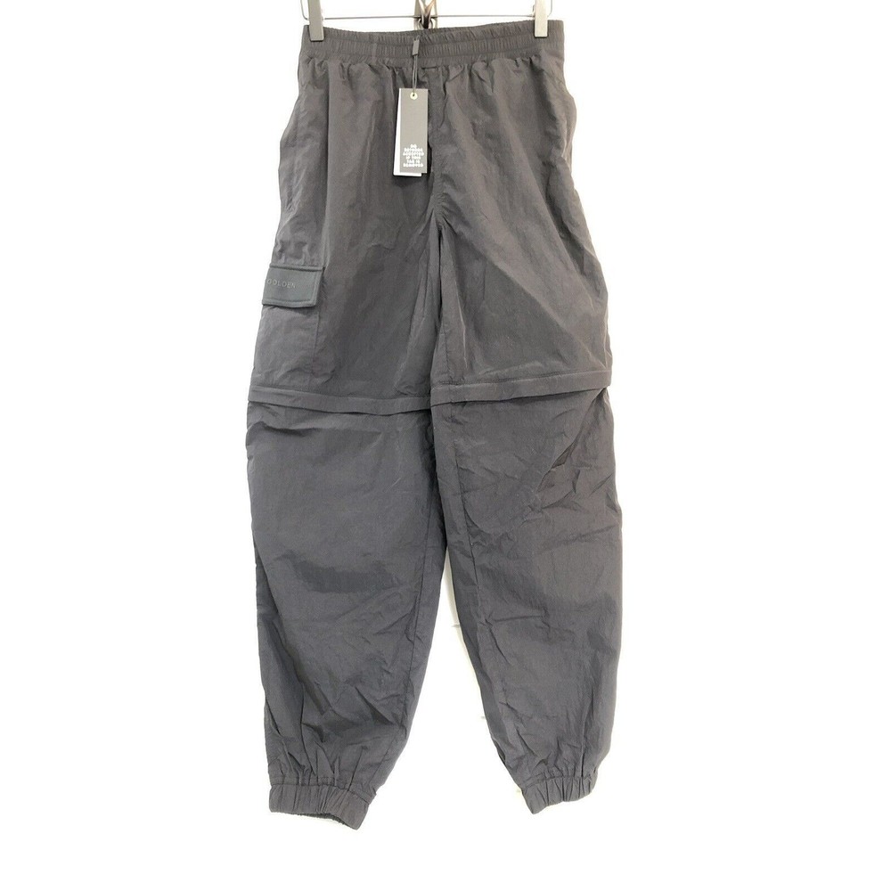 All Things Golden Unisex Spray Pants Joggers Size S Black Zip Off Legs NWT Gorp